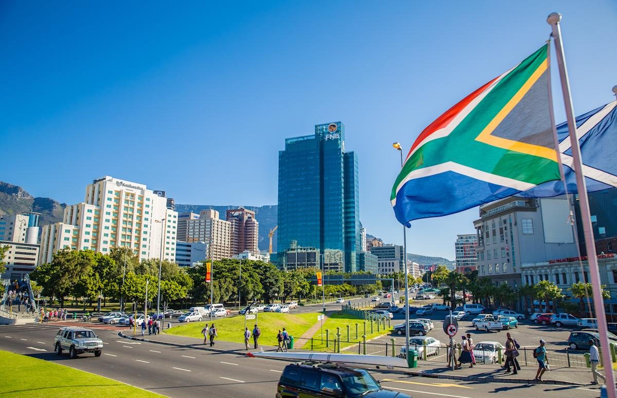 Cape Town waterfront and Table Mountain