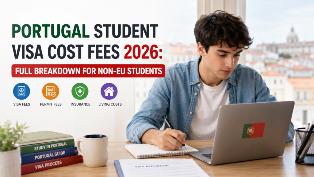 Portugal student visa cost fees 2026