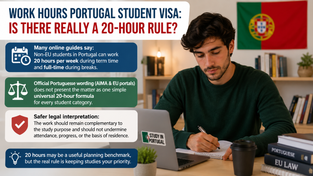 Non-EU student study and work in Portugal student visa