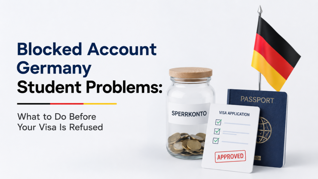 blocked account Germany student problems and visa financial proof