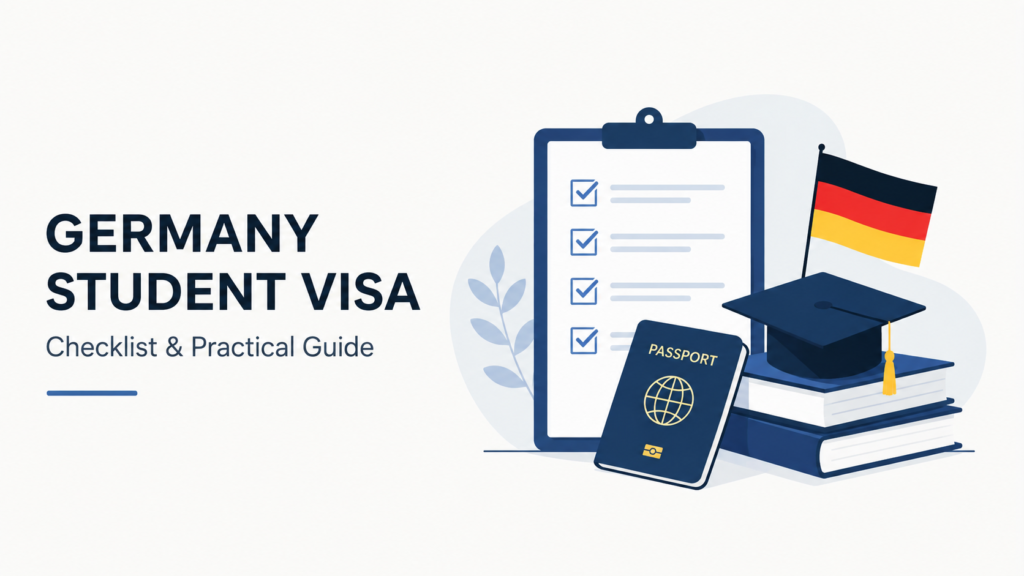 Germany student visa documents checklist 2026