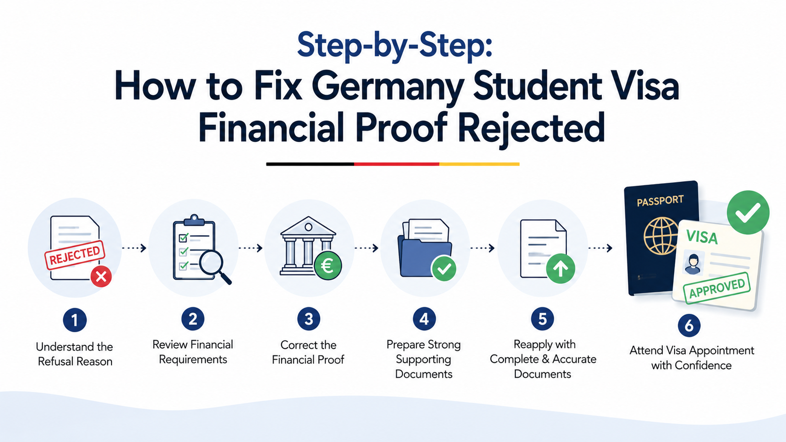 blocked account Germany student problems