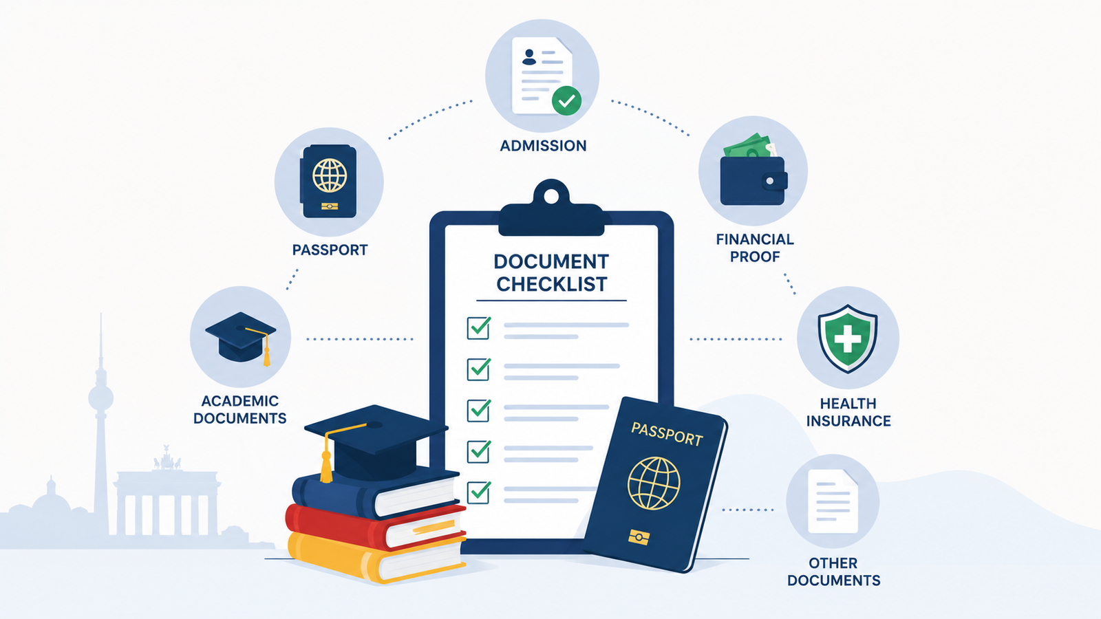 Germany student visa documents checklist 2026 for international students