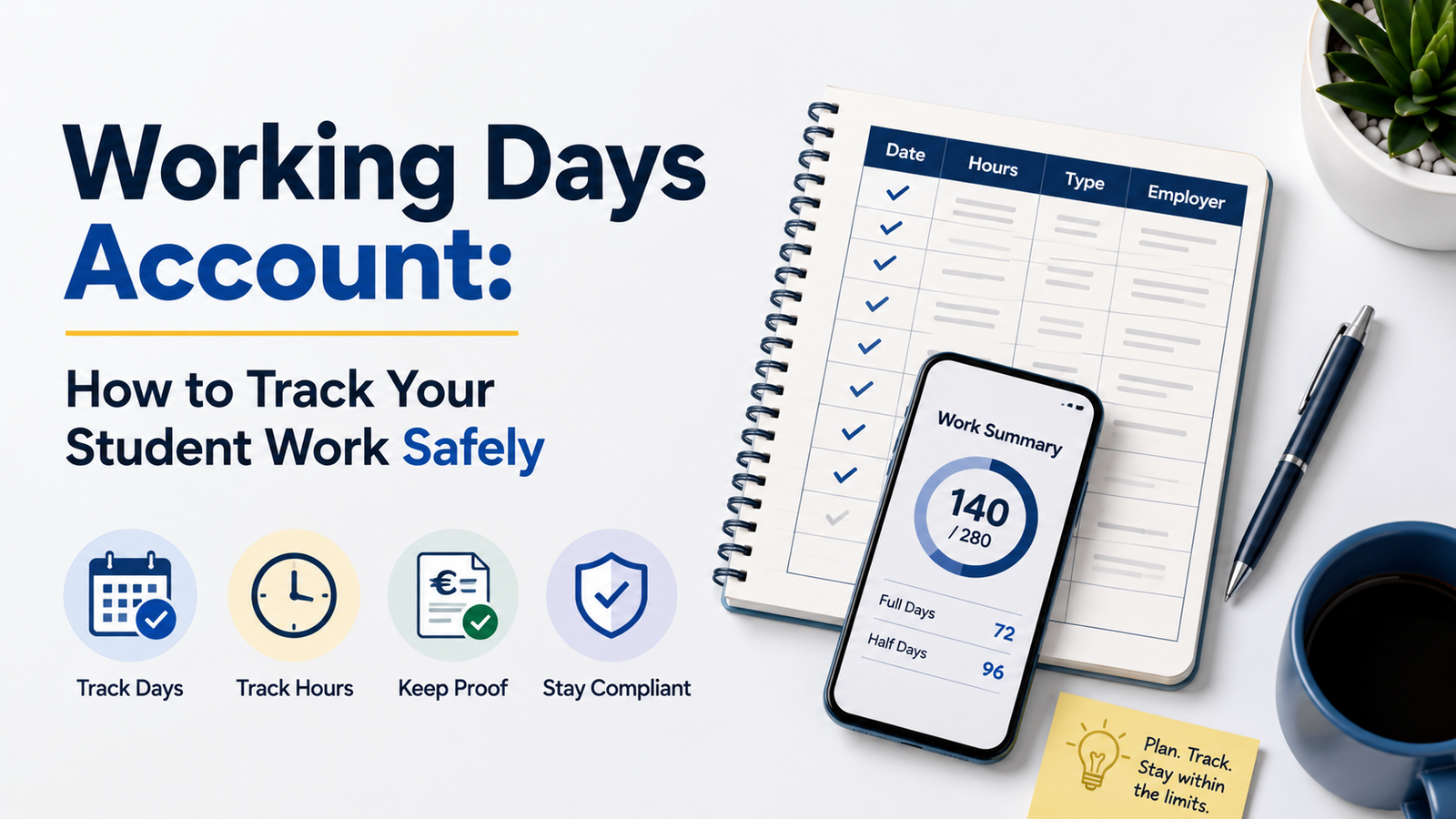 Work while studying in Germany working days account.